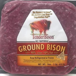 90% Lean Ground Bison 1 lb.