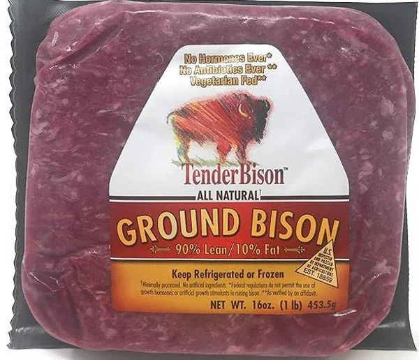 90% Lean Ground Bison 1 lb.