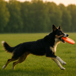 Playing Frisbee