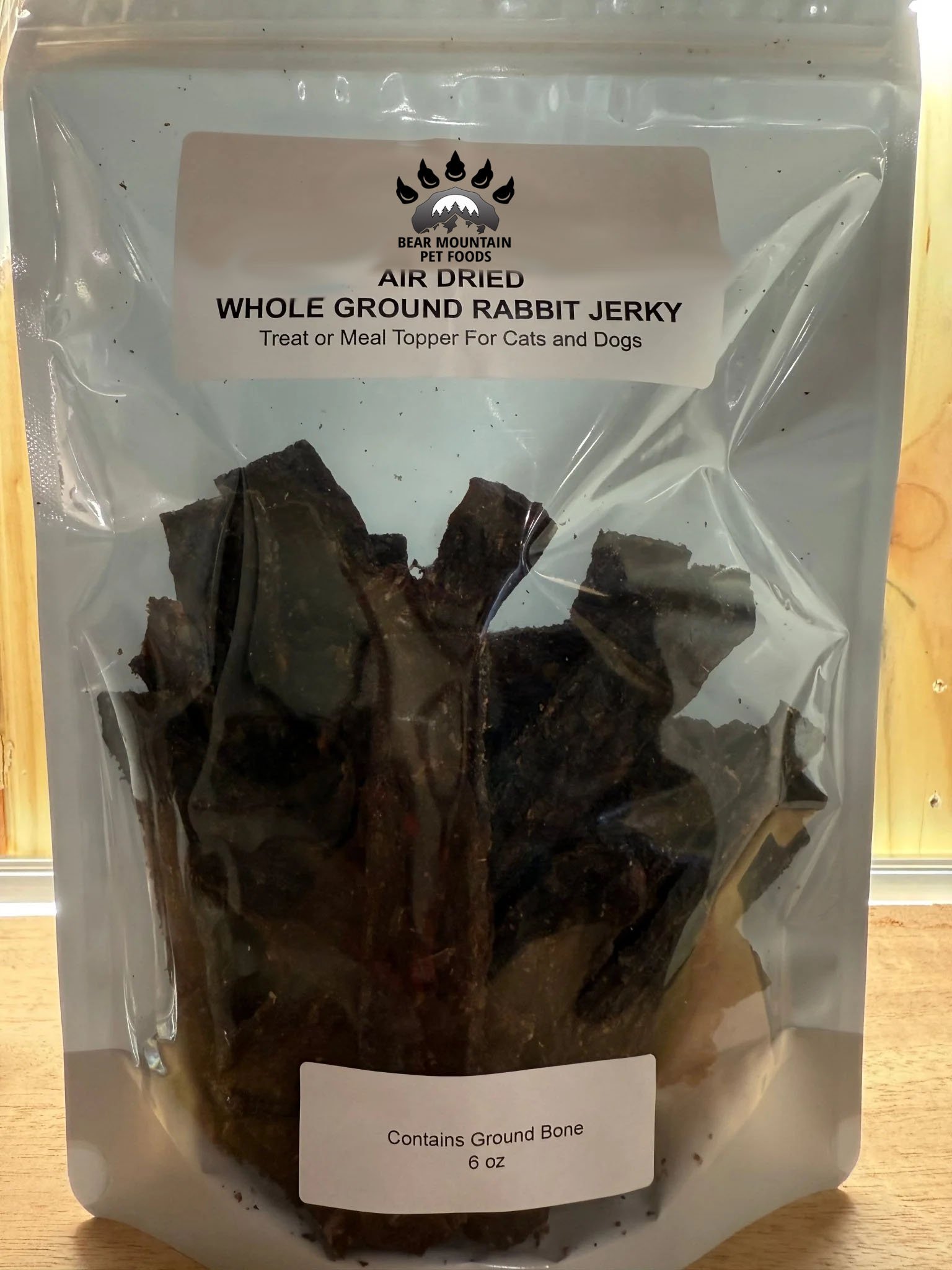 Dehydrated Rabbit Jerky