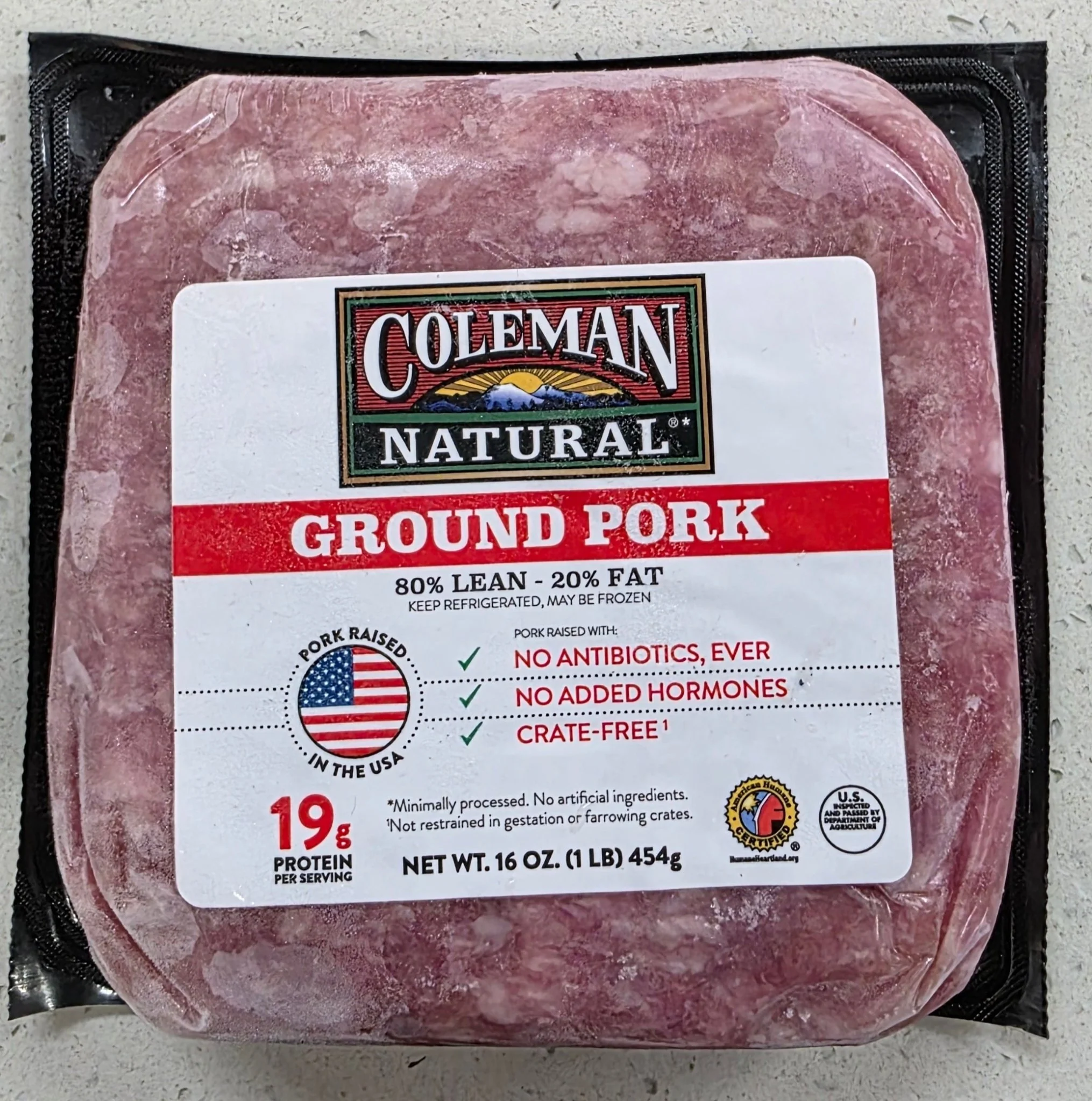 Ground Pork 15 lbs. Case
