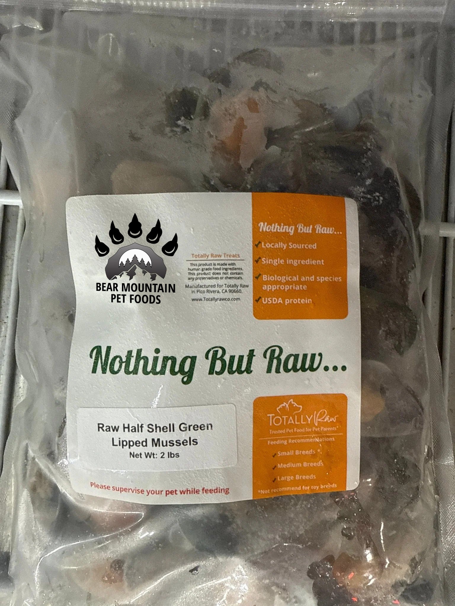 Green lipped mussels